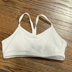 Athleta White Sports Bra 8-10